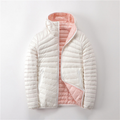 R&B | Damen Übergangs Kapuzen-Puffermantel Winterjacke