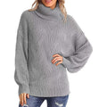 R&B | Pullover - Damen Winter Kabelstrick Rollkragenpullover