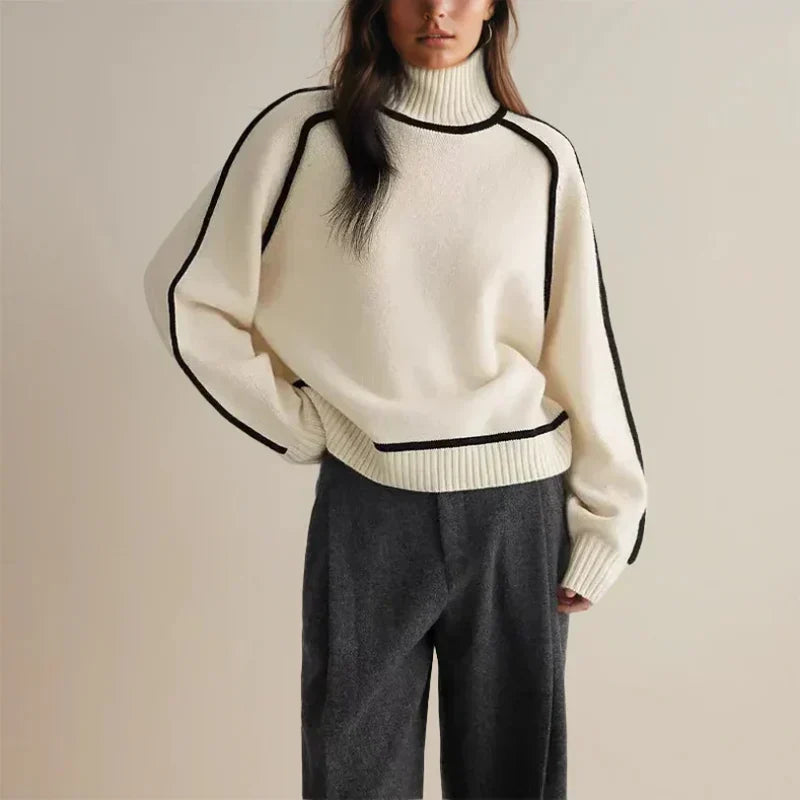 R&B | Bequeme Damen Rollkragenpullover