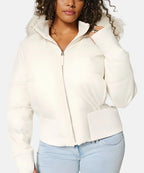 Damen Gesteppt Winterjacke mit Warm & Abnehmbarer Kapuze | R&B