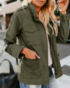 R&B | Utility Jacke für Damen, Lässige Größenlänge