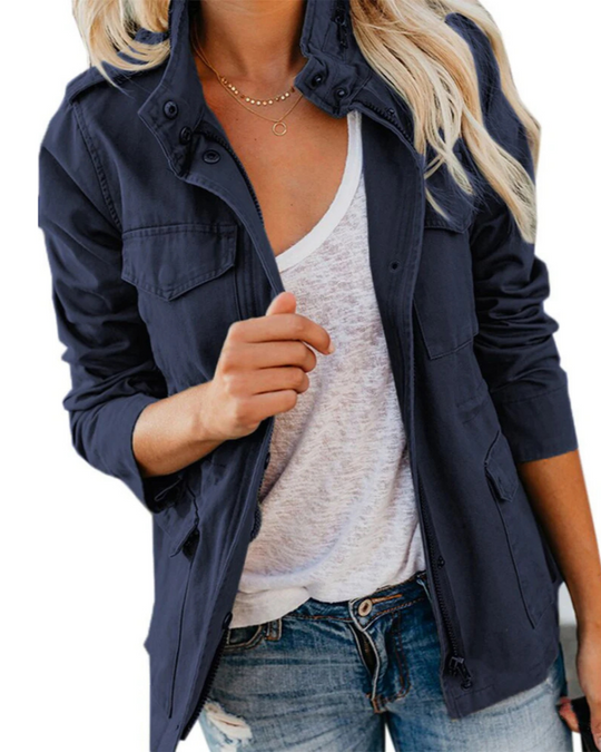 R&B | Utility Jacke für Damen, Lässige Größenlänge