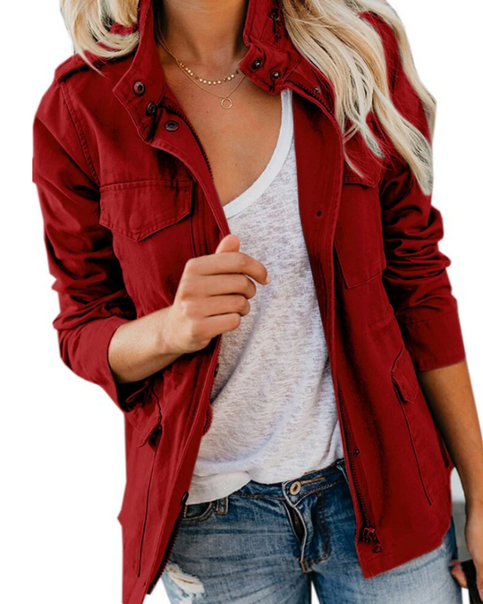 R&B | Utility Jacke für Damen, Lässige Größenlänge