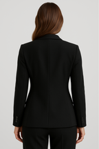 R&B | Maßgeschneiderter Blazer – Einreiher – Slim Fit – Schwarz