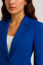 R&B | Maßgeschneiderter Blazer – Einreiher – Slim Fit – Blau