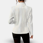 R&B | Strukturiertes Blazer – Taillierte Passform mit Geometrischen Details