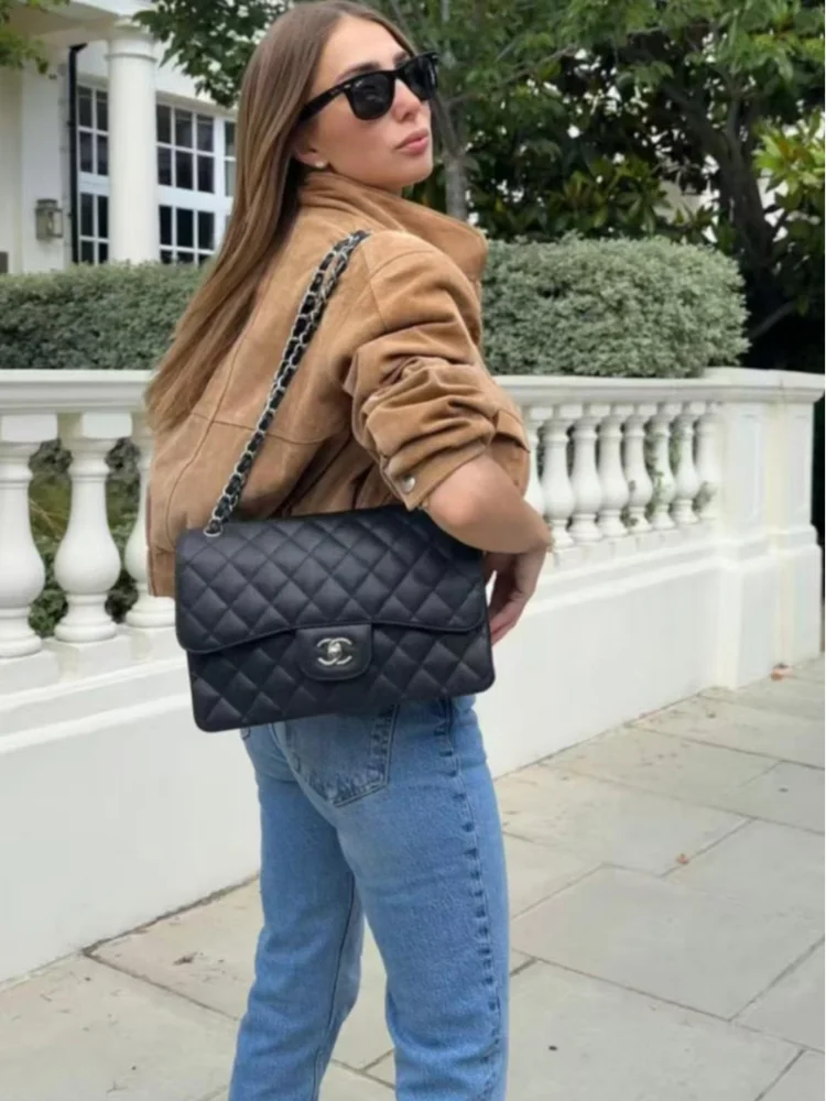 R&B | Jacke - Vintage Wildleder Kurz mit Lässiger Passform Und Reißverschluss-Taschen