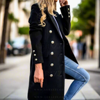 R&B | Elegante Taillierte Damenjacke mit Doppeltknopfverschluss