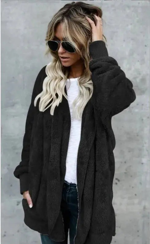 R&B | Warme Teddy Fleecejacke