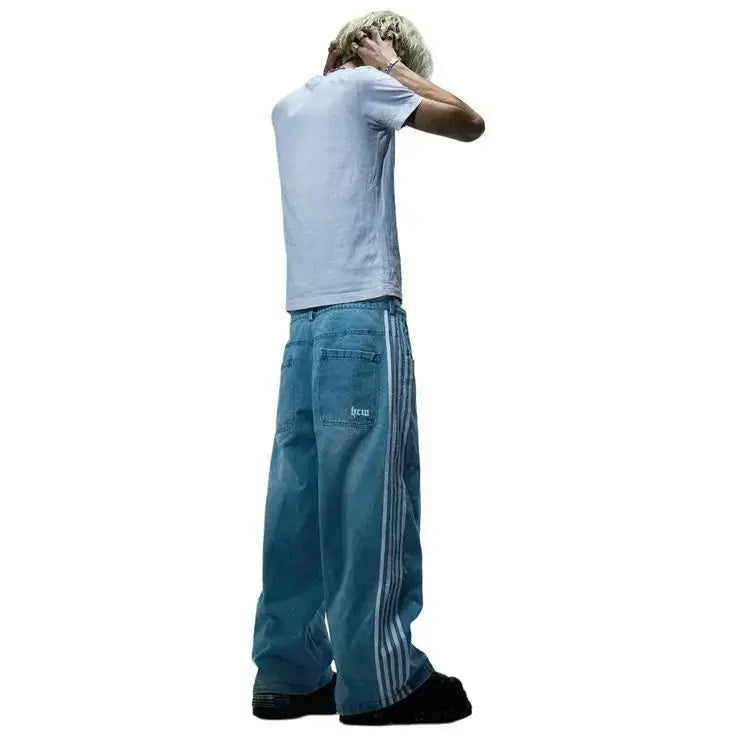R&B | Baggy-Jeans mit hoher Taille