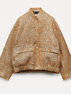 R&B | Goldene Paillettenjacke