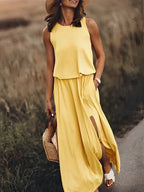 R&B | Elegantes Farbenspiel Kleid