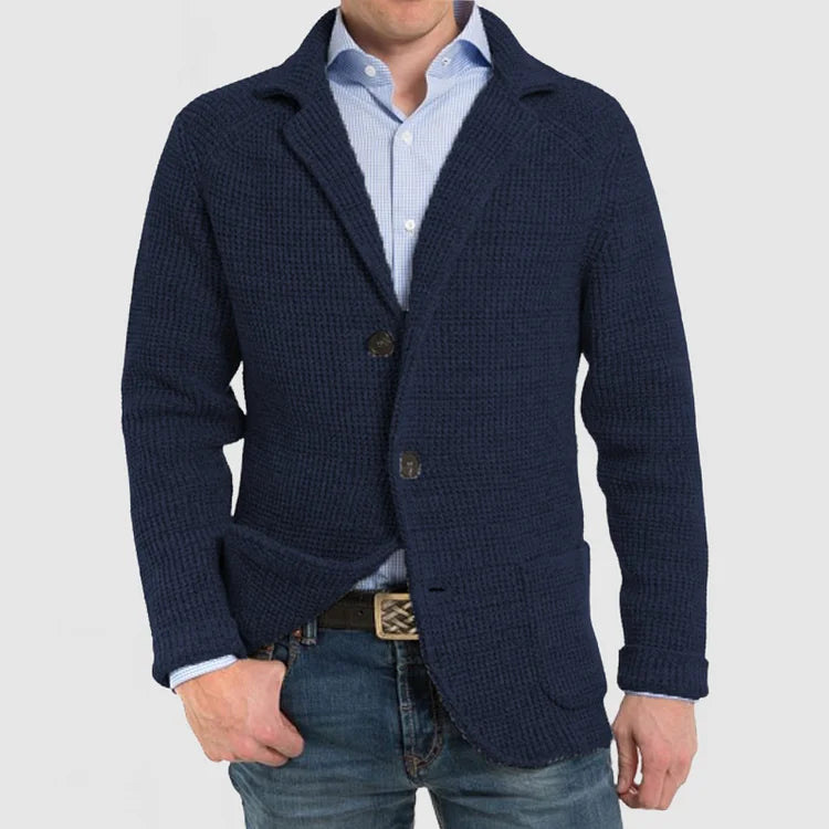 R&B | Herren Strickblazer mit zwei Knöpfen