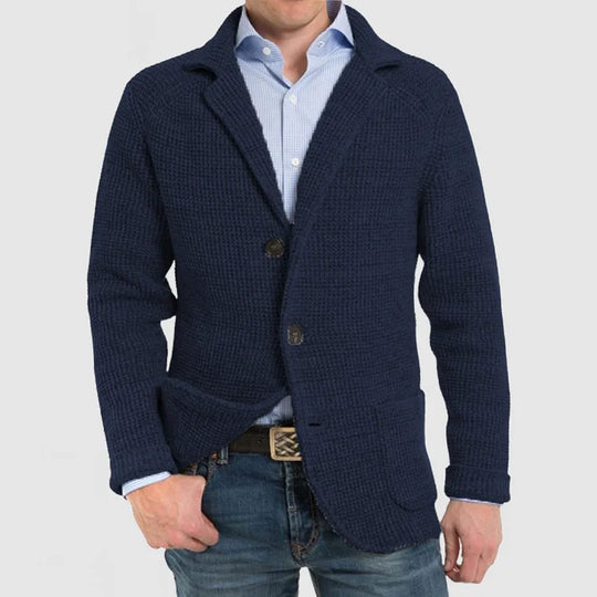 R&B | Herren Strickblazer mit zwei Knöpfen