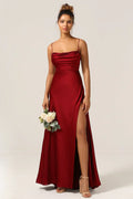 R&B | Seiden-Maxikleid mit Geflochtenem Rücken Kleid Dich für Formelle Anlässe Lucette