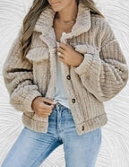 R&B | Damen Wolljacke Stilvolle Winter/herbst