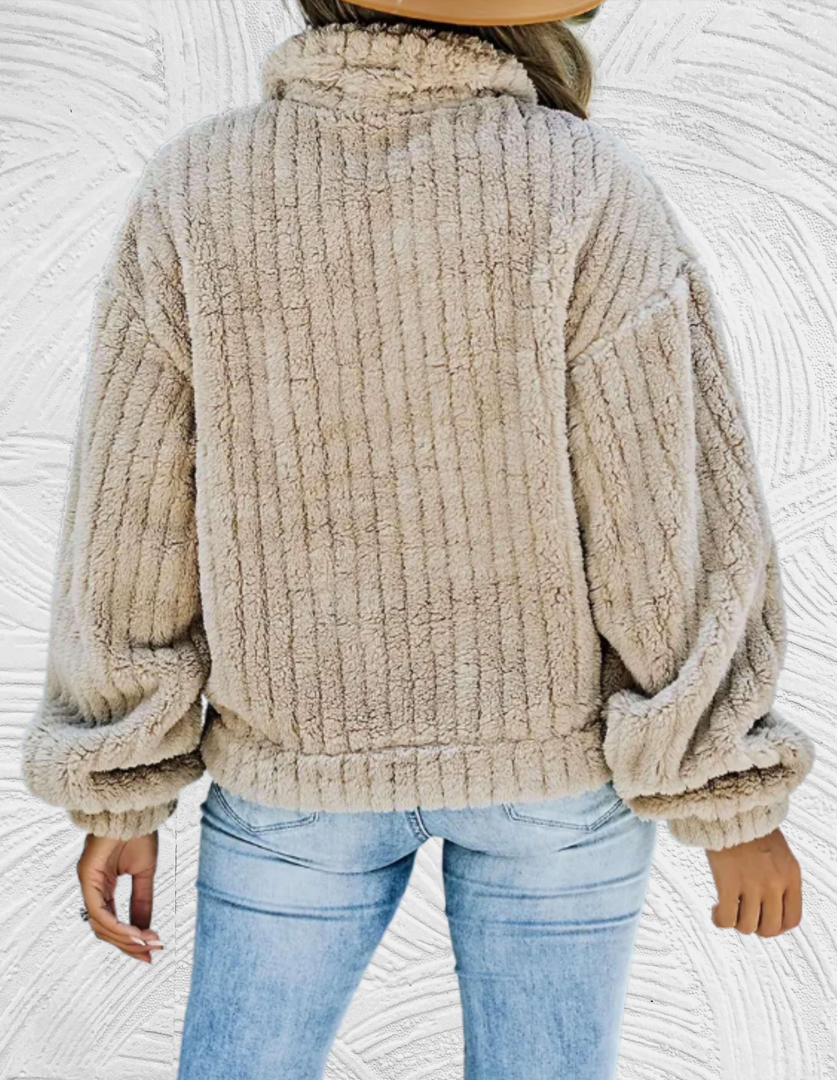 R&B | Damen Wolljacke Stilvolle Winter/herbst