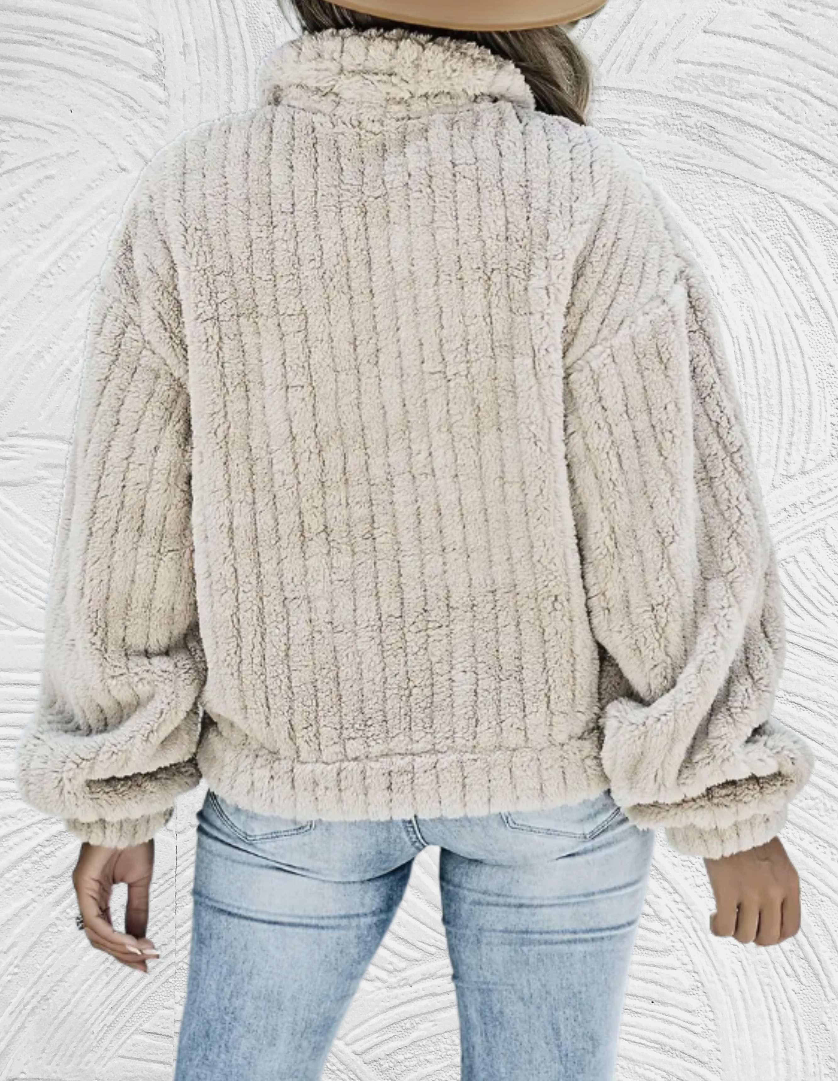 R&B | Damen Wolljacke Stilvolle Winter/herbst