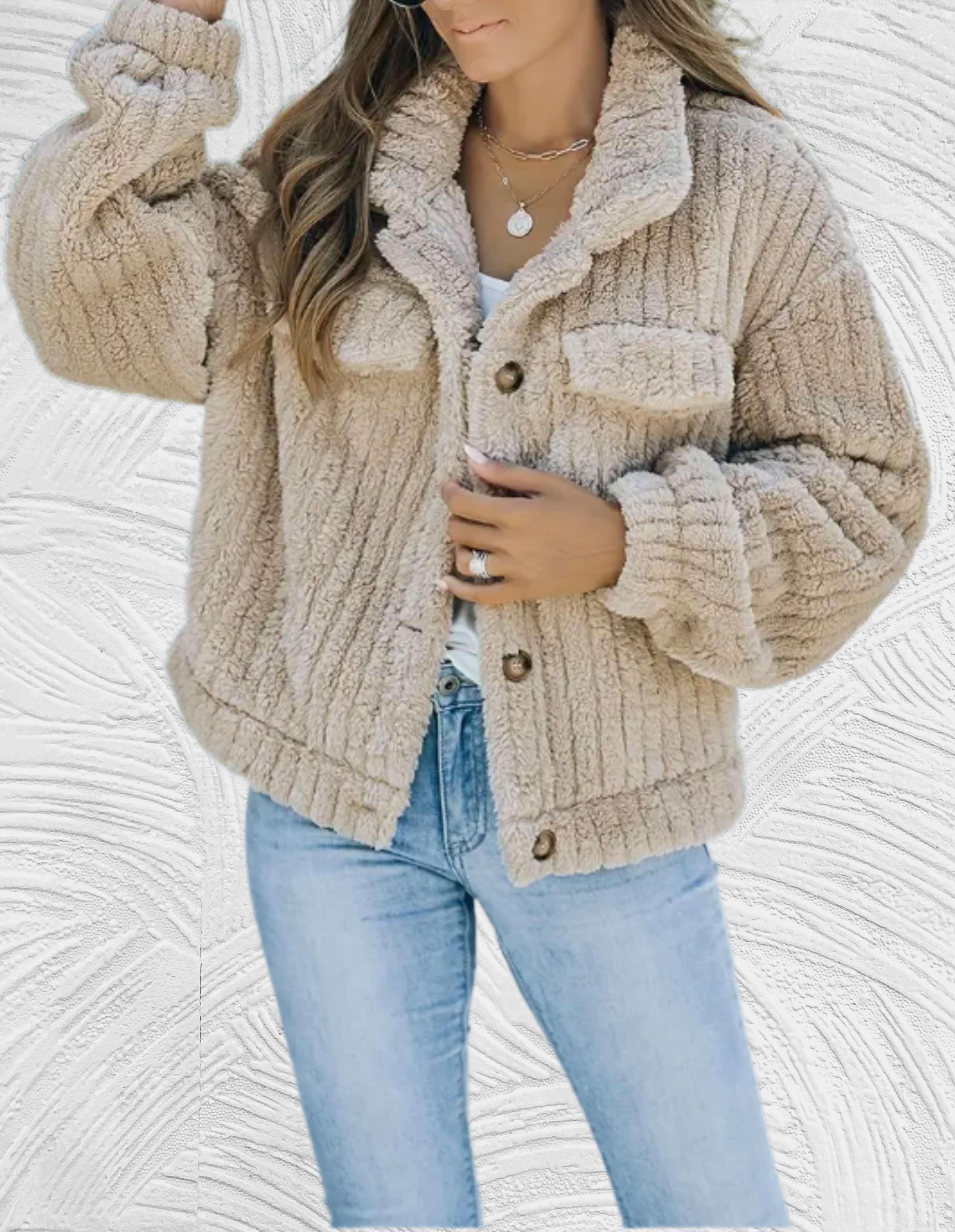 R&B | Damen Wolljacke Stilvolle Winter/herbst