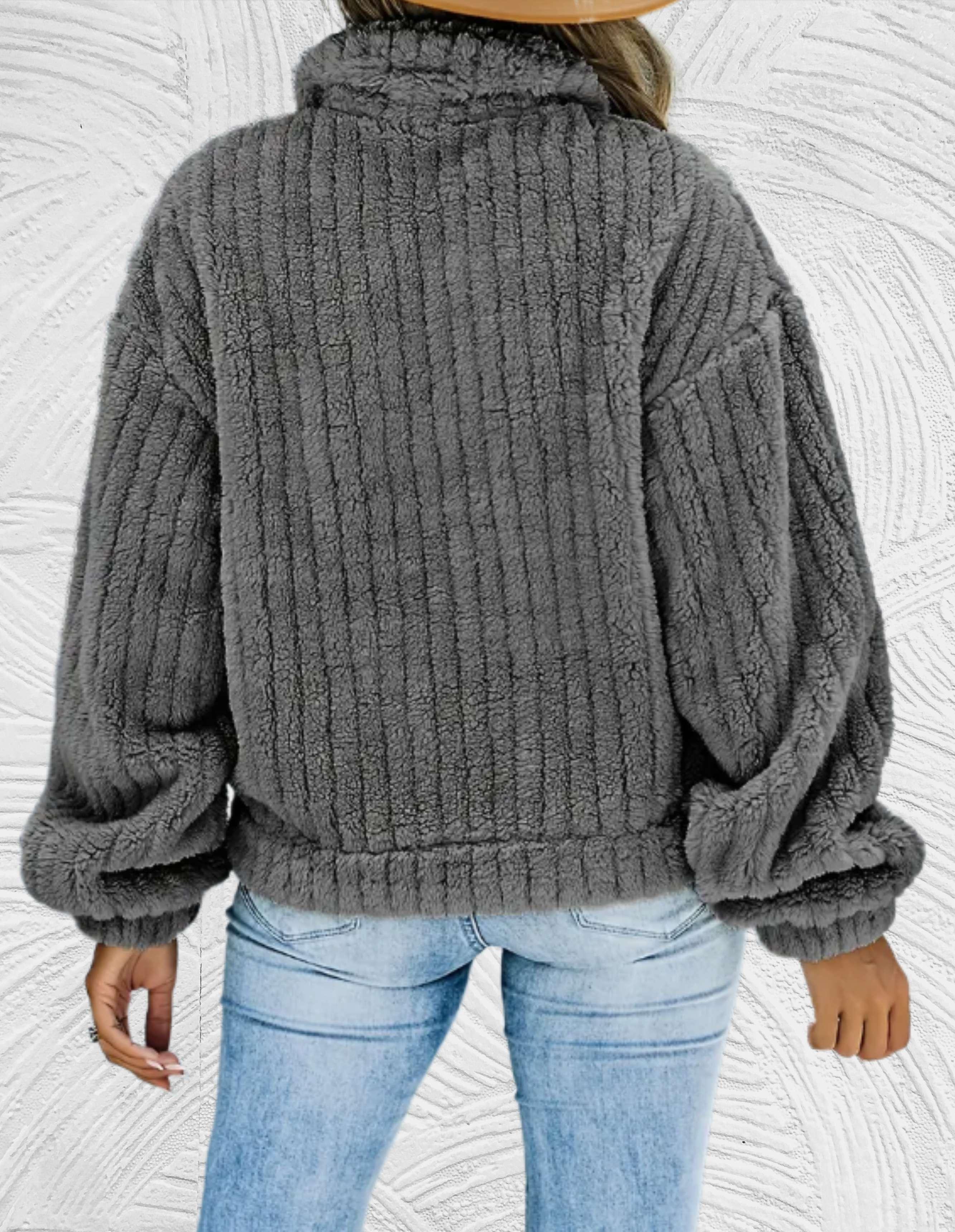 R&B | Damen Wolljacke Stilvolle Winter/herbst