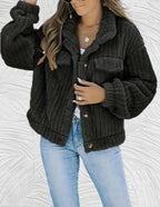 R&B | Damen Wolljacke Stilvolle Winter/herbst