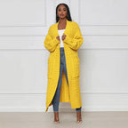 R&B | Langer Cardigan Klassischer zeitloser Stil Ideal für den Winter