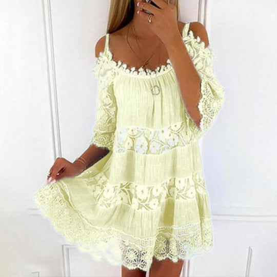 Kleid mit kalten Ärmeln
