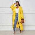 R&B | Langer Cardigan Klassischer zeitloser Stil Ideal für den Winter