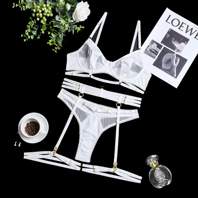 R&B | 3-teilige französische Unterwäsche Set