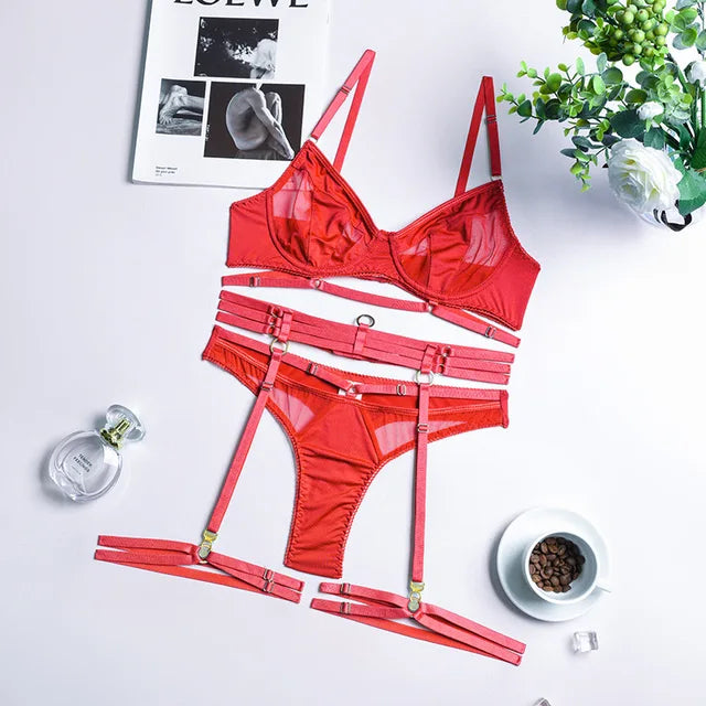 R&B | 3-teilige französische Unterwäsche Set