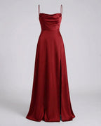 Elegantes Seiden Maxikleid Damen