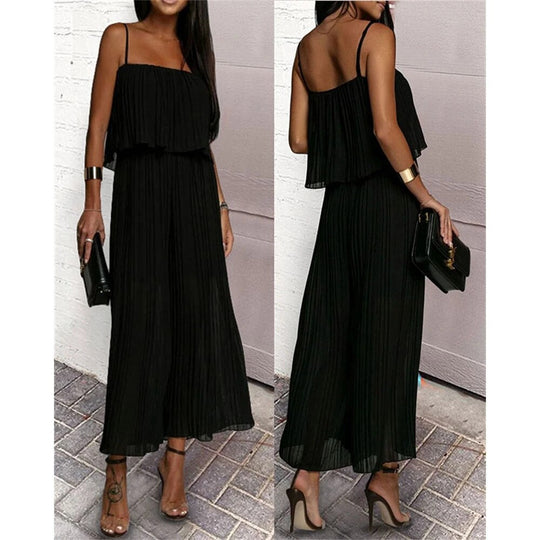 R&B | Eleganter Plissees Einteiler