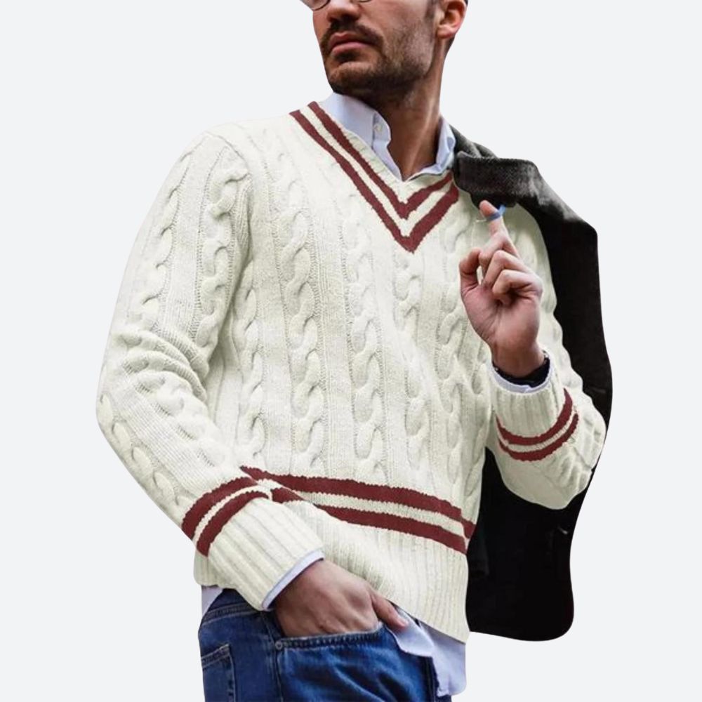 R&B | V-Ausschnitt Pullover für Herren