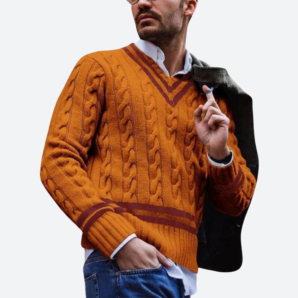 R&B | V-Ausschnitt Pullover für Herren