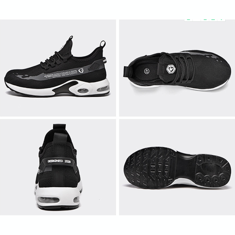 S1P mode Sicherheit Schuhe Männer Stahl Kappe Schuhe R&B