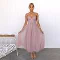 R&B | Midi Kleid für Frauen Elegante Partykleidung