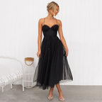 R&B | Midi Kleid für Frauen Elegante Partykleidung