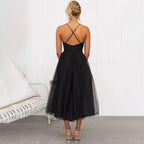R&B | Midi Kleid für Frauen Elegante Partykleidung