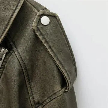R&B | Lederjacke Retro Hochwertiges Leder Perfekt für Jeden Anlass