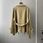 R&B | Trenchcoat Relaxed Fit Gürtel an der Taille Leicht Atmungsaktives Material