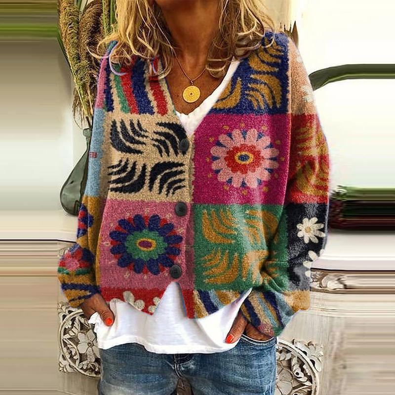 Schicke und vielseitige Winter-Strickjacke