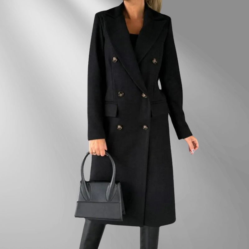 R&BMode Wollmantel | Stylischer Damenmantel Für Herbst Und Winter
