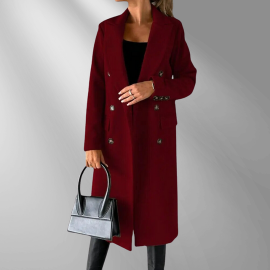 R&BMode Wollmantel | Stylischer Damenmantel Für Herbst Und Winter