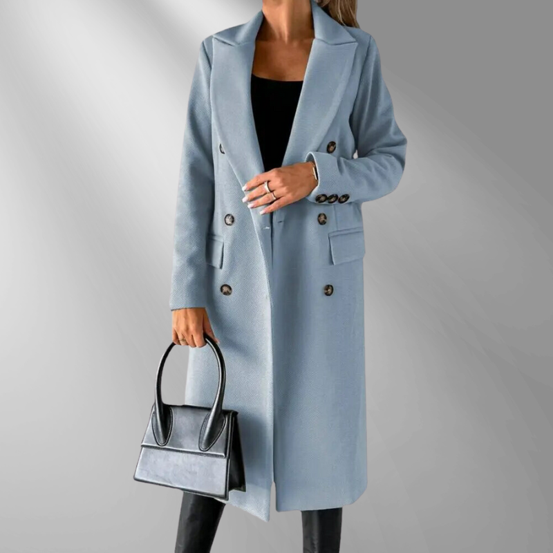 R&BMode Wollmantel | Stylischer Damenmantel Für Herbst Und Winter