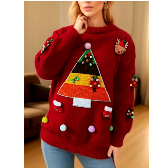 R&B | Strick Weihnachts Pullover Damenmode