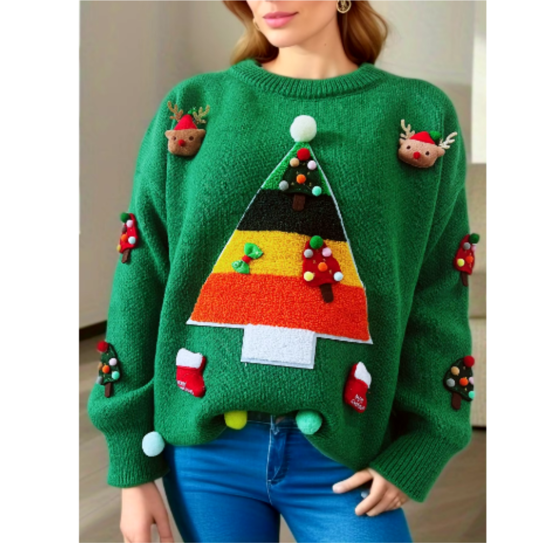 R&B | Strick Weihnachts Pullover Damenmode