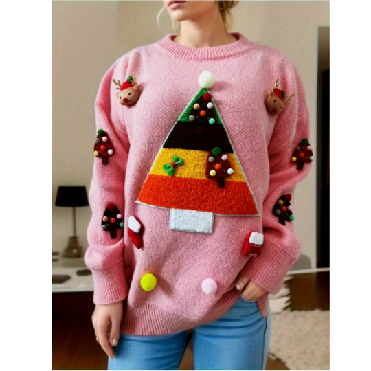 R&B | Strick Weihnachts Pullover Damenmode
