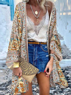 R&B | Boho-Kimono Ein Fröhlicher, Stilvoller Und Mittellanger Kimono!