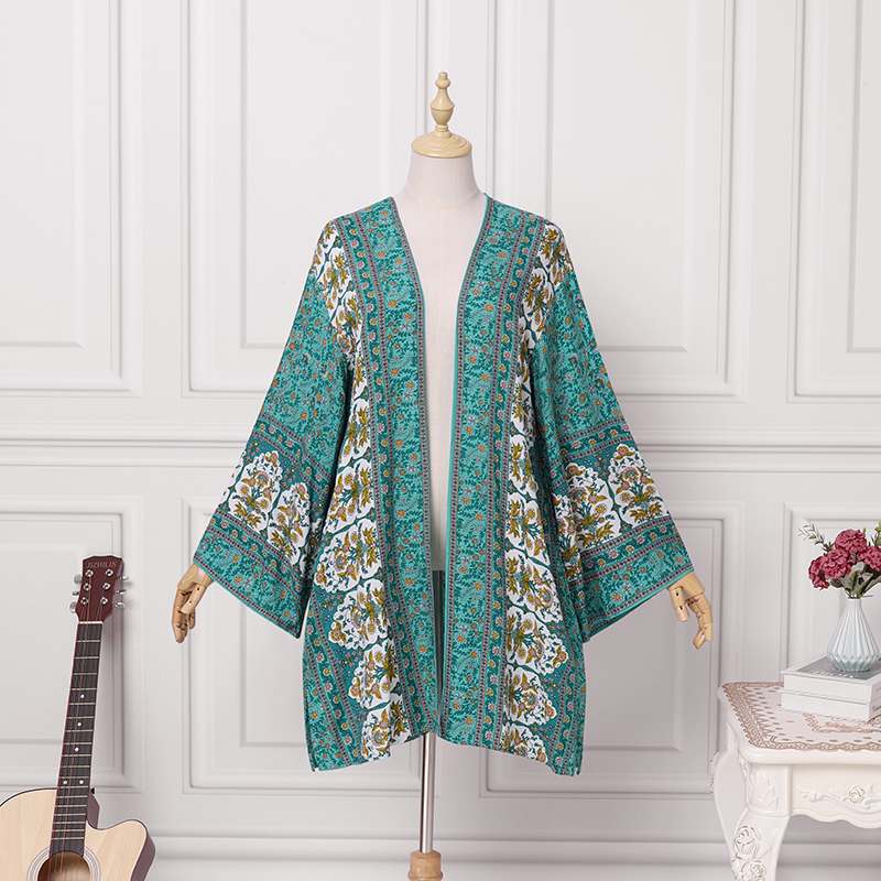 R&B | Boho-Kimono Ein Fröhlicher, Stilvoller Und Mittellanger Kimono!