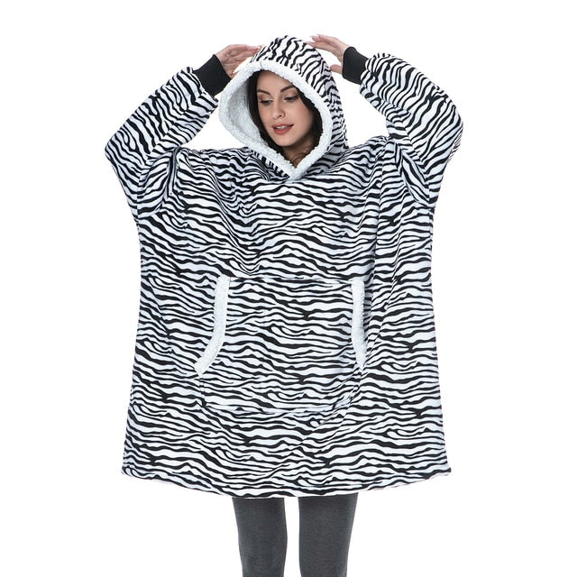 R&B | Weiches Kapuzenpullover-decke Polyester Bequem und Warm